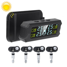 Load image into Gallery viewer, Car High Precision Solar Charging Tire Pressure Monitoring System TPMS, Built-in Voice Sensor, Built-in Voice Sensor