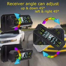 Load image into Gallery viewer, Car High Precision Solar Charging Tire Pressure Monitoring System TPMS, Built-in Voice Sensor, Built-in Voice Sensor