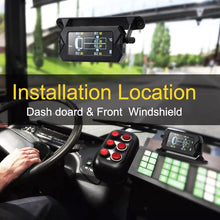 Load image into Gallery viewer, 15Bar Solar Wireless Tire Pressure Monitoring System TPMS 6 External Sensors for 6-wheel Truck Bus, 15Bar
