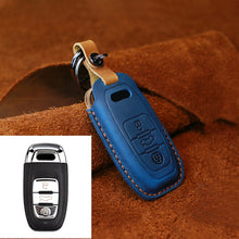 Load image into Gallery viewer, For Audi Series Car Cowhide Leather Key Protective Cover Key Case, B Version 2011-2018, For Audi, B Version, For Audi,B Version