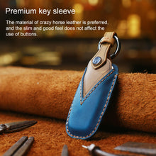 Load image into Gallery viewer, For Audi Series Car Cowhide Leather Key Protective Cover Key Case, B Version 2011-2018, For Audi, B Version, For Audi,B Version