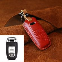 Load image into Gallery viewer, For Audi Series Car Cowhide Leather Key Protective Cover Key Case, B Version 2011-2018, For Audi, B Version, For Audi,B Version