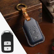 Load image into Gallery viewer, For Honda Car Cowhide Leather Key Protective Cover Key Case, Two Keys Version, For Honda, Two Keys Version