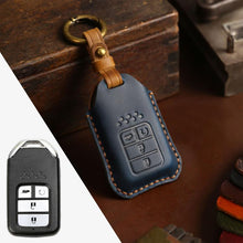 Load image into Gallery viewer, For Honda Car Cowhide Leather Key Protective Cover Key Case, Four Keys Version, For Honda , Four Keys Version, For Honda, Four Keys Version