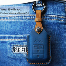 Load image into Gallery viewer, For Honda Car Cowhide Leather Key Protective Cover Key Case, Four Keys Version, For Honda , Four Keys Version, For Honda, Four Keys Version