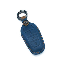 Load image into Gallery viewer, For PEUGEOT Car Cowhide Leather Key Protective Cover Key Case, For PEUGEOT