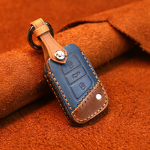 Load image into Gallery viewer, For Volkswagen Car Cowhide Leather Key Protective Cover Key Case, B Version, For Volkswagen, B Version