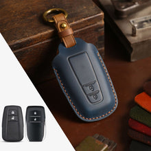 Load image into Gallery viewer, For Toyota Car Cowhide Leather Key Protective Cover Key Case, Two Keys Version, For Toyota, Two Keys Version, For Toyota,Two Keys Version, For Toyota , Two Keys Version
