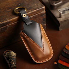 Load image into Gallery viewer, For Toyota Car Cowhide Leather Key Protective Cover Key Case, Two Keys Version, For Toyota, Two Keys Version, For Toyota,Two Keys Version, For Toyota , Two Keys Version