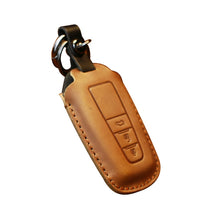 Load image into Gallery viewer, For Toyota Car Cowhide Leather Key Protective Cover Key Case, Three Keys Version, For Toyota, Three Keys Version