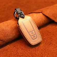 Load image into Gallery viewer, For Toyota Car Cowhide Leather Key Protective Cover Key Case, Two Keys Version, For Toyota,Two Keys Version, For Toyota, Two Keys Version