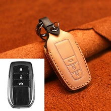 Load image into Gallery viewer, For Toyota Car Cowhide Leather Key Protective Cover Key Case, Three Keys Version, For Toyota