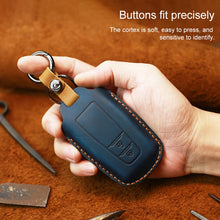 Load image into Gallery viewer, For Toyota Car Cowhide Leather Key Protective Cover Key Case, Three Keys Version, For Toyota