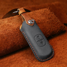 Load image into Gallery viewer, For Mazda Old Style Hallmo Car Cowhide Leather Key Protective Cover Key Case, Two Keys Version, Two Keys Version, For Mazda Old Style, For Mazda, For Mazda Old Style, Two Keys Version