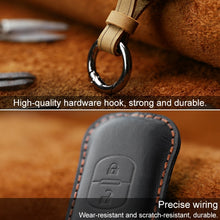 Load image into Gallery viewer, For Mazda Old Style Hallmo Car Cowhide Leather Key Protective Cover Key Case, Three Keys Version, Three Keys Version, For Mazda Old Style, Three Keys Version, For Mazda Old Style
