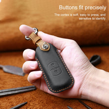 Load image into Gallery viewer, For Mazda Old Style Hallmo Car Cowhide Leather Key Protective Cover Key Case, Three Keys Version, Three Keys Version, For Mazda Old Style, Three Keys Version, For Mazda Old Style