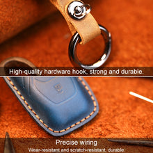 Load image into Gallery viewer, For Ford Old Style Car Cowhide Leather Key Protective Cover Key Case, For Ford Old Style