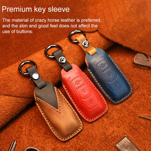 Load image into Gallery viewer, For Ford Old Style Car Cowhide Leather Key Protective Cover Key Case, For Ford Old Style