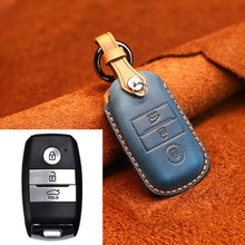 Load image into Gallery viewer, For Kia Old Style Car Cowhide Leather Key Protective Cover Key Case, For Kia, For Kia Old Style