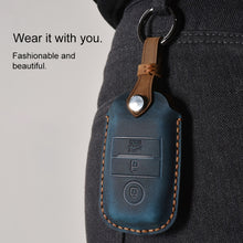Load image into Gallery viewer, For Kia Old Style Car Cowhide Leather Key Protective Cover Key Case, For Kia, For Kia Old Style
