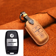 Load image into Gallery viewer, For Kia Old Style Car Cowhide Leather Key Protective Cover Key Case, For Kia, For Kia Old Style