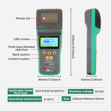Load image into Gallery viewer, DUOYI DY23D Car Brake Fluid Detection Pen with Print Function, DY23D