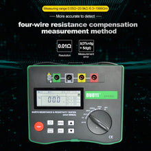 Load image into Gallery viewer, DUOYI DY4300 Higher Accuracy Digital Ground Resistance Tester, DY4300