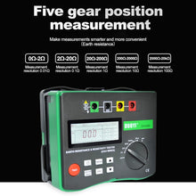 Load image into Gallery viewer, DUOYI DY4300 Higher Accuracy Digital Ground Resistance Tester, DY4300