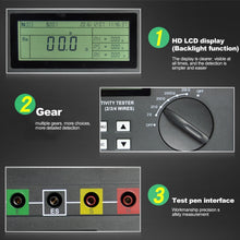 Load image into Gallery viewer, DUOYI DY4300 Higher Accuracy Digital Ground Resistance Tester, DY4300