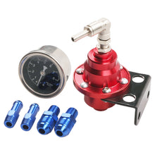 Load image into Gallery viewer, Car Modified Adjustable Fuel Pressure Regulator with Pressure Gauge, Adjustable Fuel Pressure Regulator