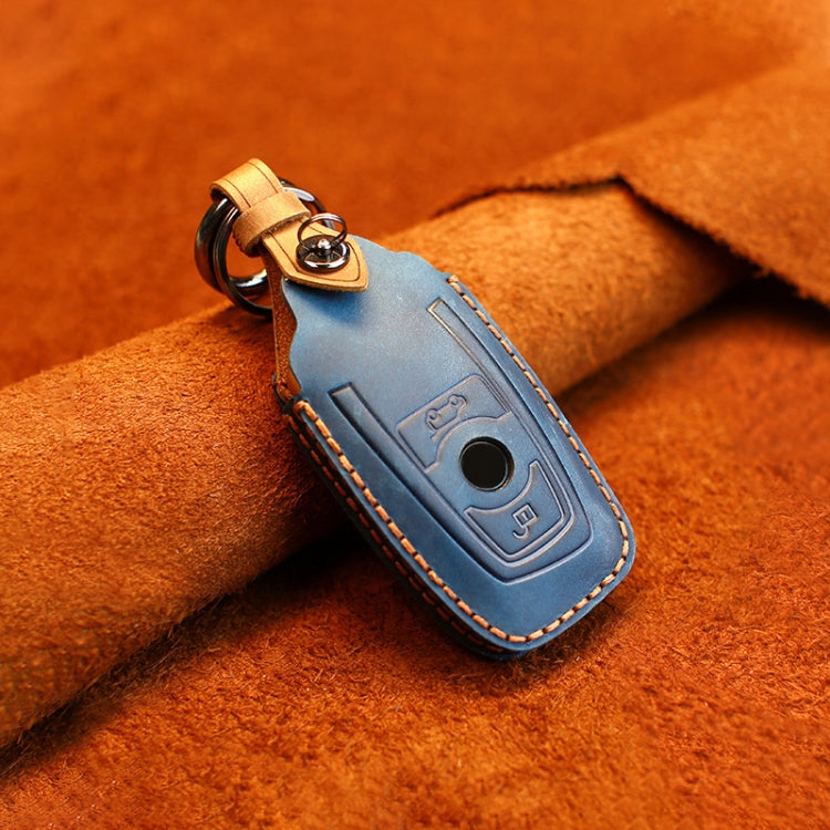 For BMW Old Style Car Cowhide Leather Key Protective Cover Key Case, Two Keys Version, For BMW Old Style, Two Keys Version, For BMW, For BMW Old Style