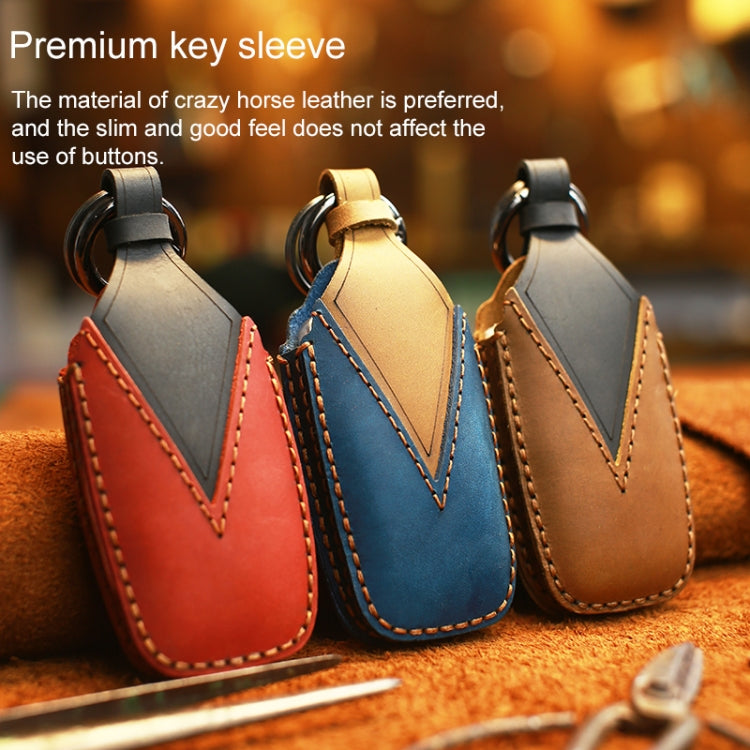 For BMW Old Style Car Cowhide Leather Key Protective Cover Key Case, Two Keys Version, For BMW Old Style, Two Keys Version, For BMW, For BMW Old Style