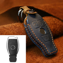 Load image into Gallery viewer, For Mercedes-Benz Old Style Car Cowhide Leather Key Protective Cover Key Case, For Mercedes-Benz Old Style