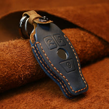 Load image into Gallery viewer, For Mercedes-Benz Old Style Car Cowhide Leather Key Protective Cover Key Case, For Mercedes-Benz Old Style