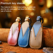 Load image into Gallery viewer, For Mercedes-Benz New Style Car Cowhide Leather Key Protective Cover Key Case, For Mercedes-Benz New Style