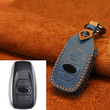 Load image into Gallery viewer, For Subaru Car Cowhide Leather Key Protective Cover Key Case, For Subaru