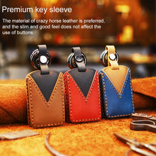 Load image into Gallery viewer, For Volvo Car Cowhide Leather Key Protective Cover Key Case, For Volvo