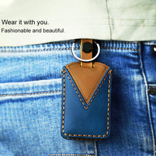 Load image into Gallery viewer, For Volvo Car Cowhide Leather Key Protective Cover Key Case, For Volvo