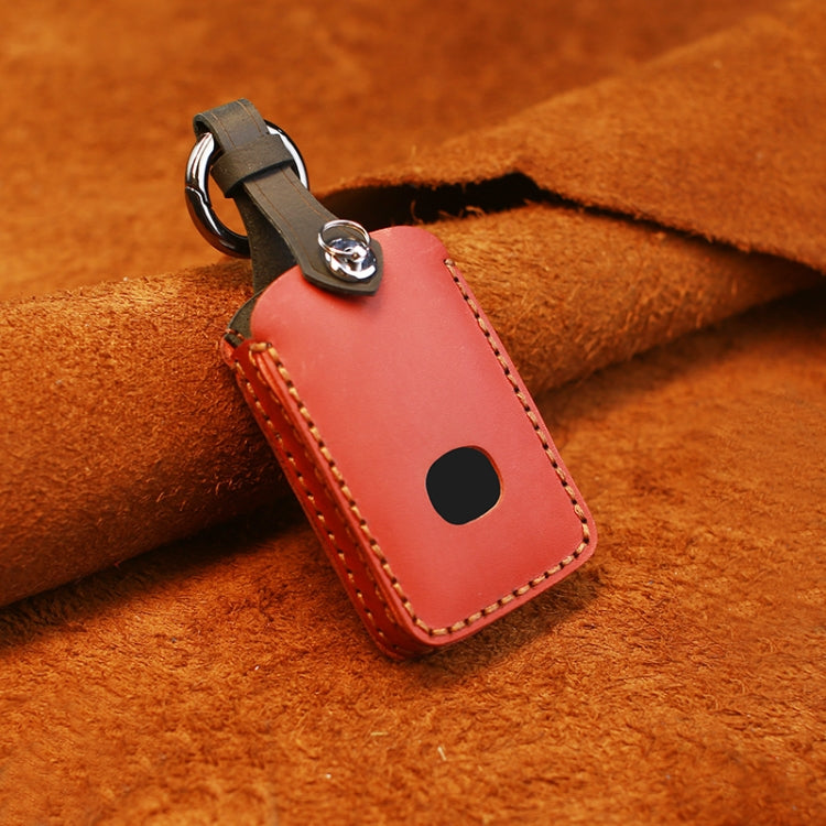 For Mazda New Style Car Cowhide Leather Key Protective Cover Key Case, For Mazda New Style