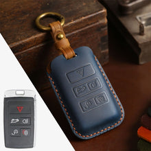 Load image into Gallery viewer, For Land Rover Car Cowhide Leather Key Protective Cover Key Case, For Land Rover
