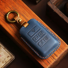 Load image into Gallery viewer, For Land Rover Car Cowhide Leather Key Protective Cover Key Case, For Land Rover