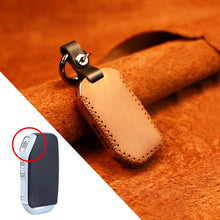 Load image into Gallery viewer, For Kia Car Cowhide Leather Key Protective Cover Key Case, Square Version, For Kia, Square Version