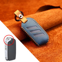Load image into Gallery viewer, For Kia Car Cowhide Leather Key Protective Cover Key Case, Round Version, For Kia, Round Version
