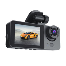 Load image into Gallery viewer, A2 Triple Lens Car Dash Camera Driving Recorder, A2 (Black), A2 (Gold)