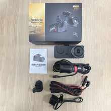 Load image into Gallery viewer, A2 Triple Lens Car Dash Camera Driving Recorder, A2 (Black), A2 (Gold)
