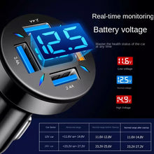 Load image into Gallery viewer, 2pcs 4 in 1 USB 4.8A Digital Display Car Charger, 4.8A