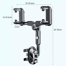 Load image into Gallery viewer, Snap-on Rearview Mirror Car Phone Holder In-Car Navigation Bracket, Snap-on Rearview Mirror Phone Holder