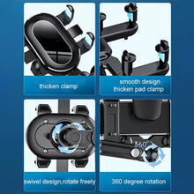 Load image into Gallery viewer, Snap-on Rearview Mirror Car Phone Holder In-Car Navigation Bracket, Snap-on Rearview Mirror Phone Holder