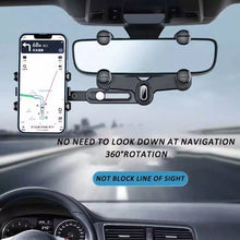 Load image into Gallery viewer, Snap-on Rearview Mirror Car Phone Holder In-Car Navigation Bracket, Snap-on Rearview Mirror Phone Holder