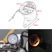 Load image into Gallery viewer, Motorcycle Retro Modified Odometer Speedometer Kilometer, Speedometer Kilometer (Black), Speedometer Kilometer (Silver)